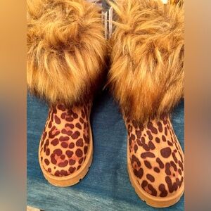 Dirty Laundry Women’s Sugar Hill Leopard Boots —Sz 6